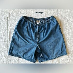 Jean Shorts Pull On Size XL - Coldwater Creek - Mens/Womens/Unisex Vintage